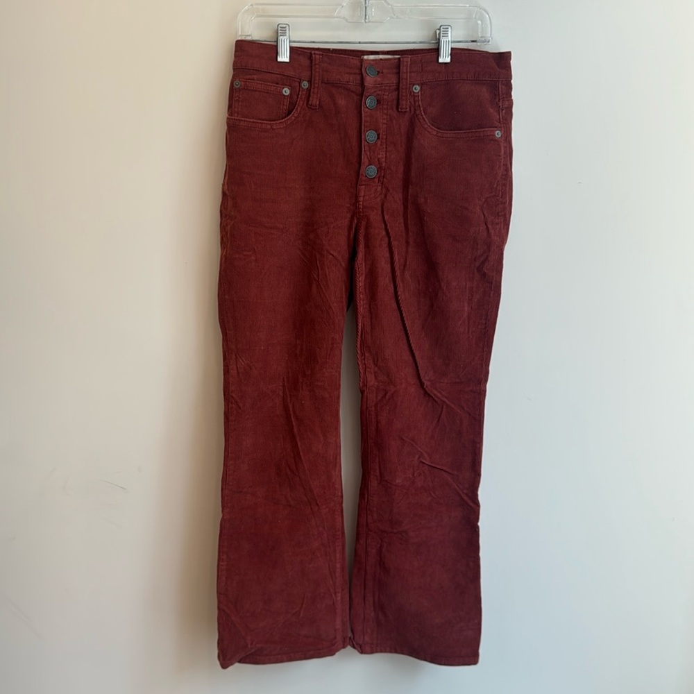 BURNT RED CORDUROY PANTS MADEWELL